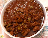 Foto del paso 4 de la receta: Nopales con carne a 2 chiles 🤤🤤