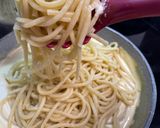 Foto del paso 5 de la receta: Pasta fresca con salsa cremosa y bacon