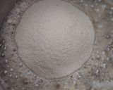 A picture of step 5 of Chhole puri halwa.