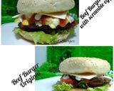 Foto langkah ke 4 dari resep Beef Burger with Scramble Egg.