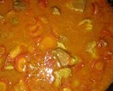 A picture of step 4 of Gajar methi gosht.