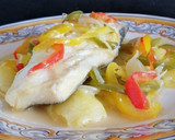 Foto del paso 9 de la receta: Lomo de bacalao skrei con pimientos