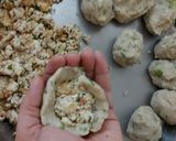 A picture of step 3 of Vrat wali Kachori.