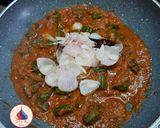 A picture of step 6 of Bhindi Do Pyaza (restaurant style).