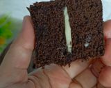 Foto langkah ke 19 dari resep Brownies Ketan Hitam Keju Lumer 2 Telur.