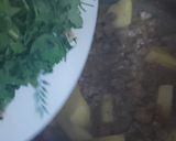 A picture of step 3 of Alu qeema.
