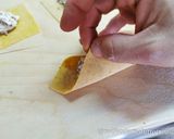 Foto del passaggio 9 della ricetta Fagottini al Missoltini con Pesto di Menta e Finocchietto