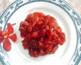 Hình bước làm 3 của món Siro dâu và mứt dâu tây