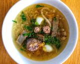 Hình bước làm 4 của món Bánh canh lọc thập cẩm