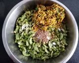 A picture of step 2 of Surti Undhiyu.