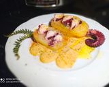 Foto del paso 5 de la receta: Montaditos de Patata y Pulpo con Mojo de Tomate Y Frutos Secos - Olla GM -