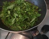A picture of step 7 of Methi aloo.