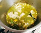 Foto del paso 3 de la receta: Arroz verde con carne de cerdoo