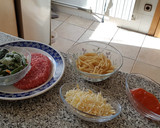Foto del paso 1 de la receta: Pasta con Salteado de Verduras y Hamburguesa