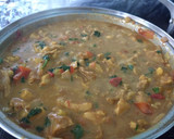 Foto del paso 9 de la receta: Arroz blanco con elotitos y curry con pollo