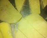 A picture of step 2 of Golden yam recipe.