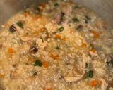 A picture of step 12 of My husband’s favorite Chicken Jook 닭죽.