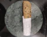 A picture of step 9 of Multigrain methi thepla roll with bell pepper & paneer stuffing.