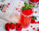 A picture of step 3 of RoohAfza Lemonade.