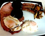 A picture of step 5 of My Mixed Grill without the Steak and Pork Chop. ❤.