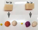 Small Nerikiri Wagashi:"Tulip" recipe step 3 photo