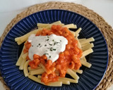 Foto del paso 11 de la receta: Pasta con soja texturizada y salsa de yogurt