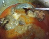 A picture of step 4 of Mutton bong nehari.