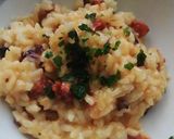 Une image de l'étape 4 de Risotto chorizo et parmesan.
