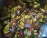कॉर्न भेल (corn bhel recipe in Hindi) रेसिपी चरण 3 फोटो