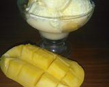 A picture of step 9 of IGLOO style Mango icecream.