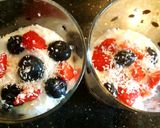 A picture of step 12 of Yogurt parfait with berries n oats😍.