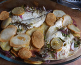 Foto del paso 2 de la receta: Lubinas asadas al horno con vino blanco seco