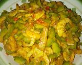 Foto langkah ke 8 dari resep Tumis pare udang asin.