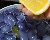 Foto langkah ke 4 dari resep Manisan Kolang Kaling bunga Telang (927).