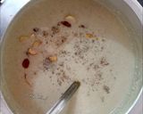 A picture of step 7 of Kodo millet custard pudding.