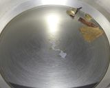 A picture of step 1 of Veg pulao with chicken gravy.