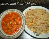 A picture of step 7 of Sweet and Sour Chicken😀😀.