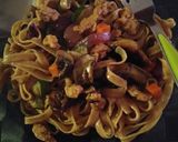 Foto del paso 9 de la receta: Plato principal. Vegano. Pasta. Vegetales. Proteínas