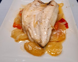 Foto del paso 6 de la receta: Lubina a la espalda con verduras