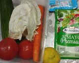 Foto langkah ke 1 dari resep Salad simple sat set.