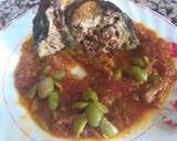 Eggplant stuffed with minced meat and cheese recipe step 5 photo