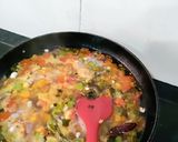 A picture of step 3 of Sooji Upma.
