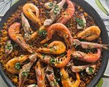 Foto del paso 12 de la receta: Arroz seco con salmonetes