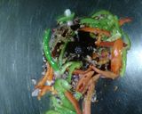A picture of step 3 of Sizzling Sriracha Prawns.