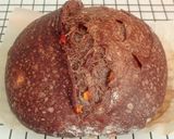 Foto langkah ke 24 dari resep Orange Peel Choco Sourdough Bread (Open Bake Method).