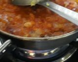 A picture of step 4 of Makhni dal.
