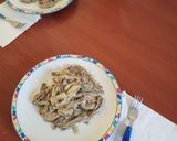 Foto del passaggio 6 della ricetta Pizzoccheri ai funghi