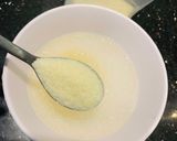 Hình bước làm 1 của món Vào bếp cùng con: Pudding rung rinh (thạch sữa trà xanh)