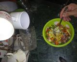 A picture of step 3 of Tomato Cups Sprout Salad.