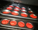 A picture of step 5 of Red velvet cupcakes.